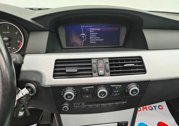 BMW Seria 5 cena 25999 przebieg: 279000, rok produkcji 2009 z Kłodawa małe 742